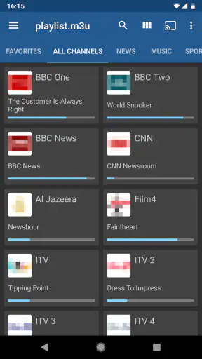IPTV screenshot 1
