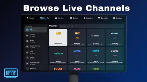 IPTV - Android TV screenshot 10