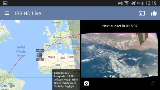 ISS Live Now: Terre en direct screenshot 12