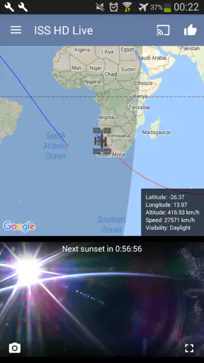 ISS Live Now: Terre en direct screenshot 4