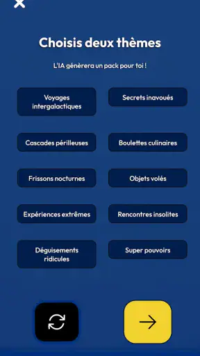 Je n’ai Jamais – IA version screenshot 2