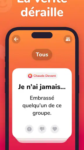 Je N'ai Jamais - Jeux Soiree screenshot 2