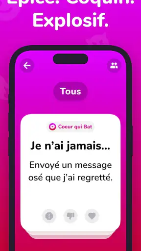 Je N'ai Jamais - Jeux Soiree screenshot 4