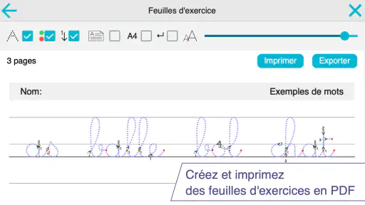 J'écris en cursive ! Ecole screenshot 7