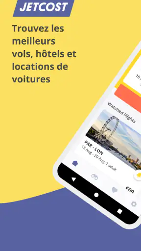 Jetcost : vols et voiture screenshot 1