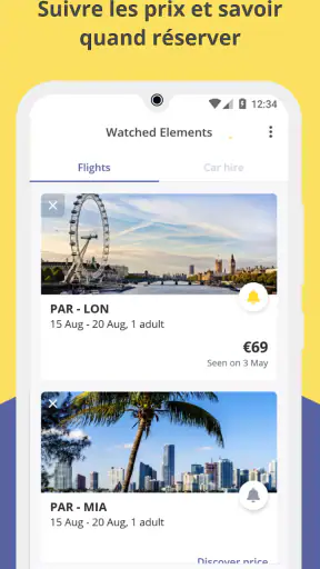 Jetcost : vols et voiture screenshot 4