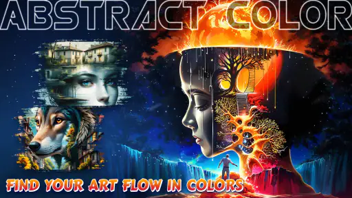 Jeu de coloriage abstrait screenshot 2