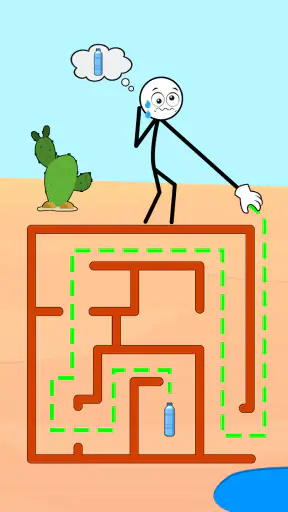 Jeu de puzzle voleur Stickman screenshot 7