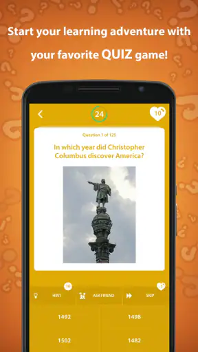 Jeu de quiz histoire screenshot 11