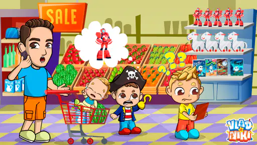 Jeu de supermarché Vlad & Niki screenshot 6