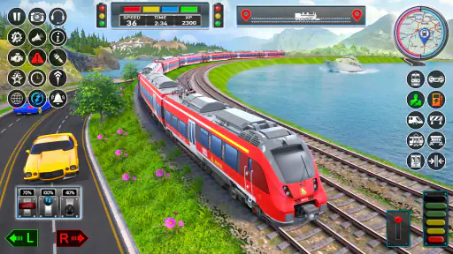 jeu de train de ville jeux 3D screenshot 11