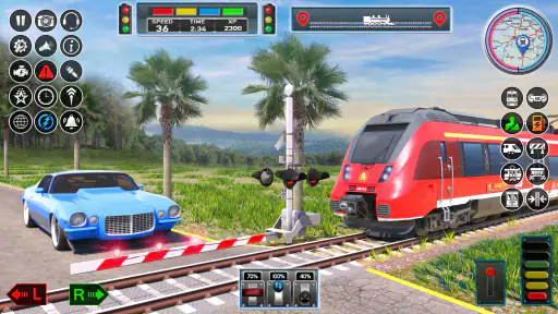 jeu de train de ville jeux 3D screenshot 4