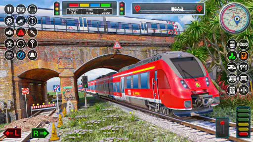 jeu de train de ville jeux 3D screenshot 6
