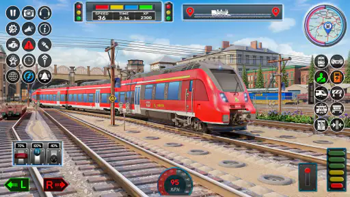 jeu de train de ville jeux 3D screenshot 7