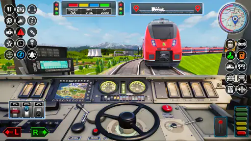 jeu de train de ville jeux 3D screenshot 9