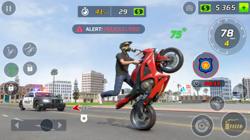 jeu de wheeling en moto screenshot 6