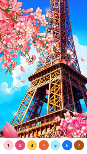 Jeux coloriage Paint by Number screenshot 1