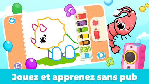 Jeux de dessin: coloriage bébé screenshot 4