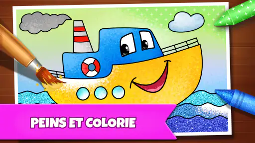 Jeux de dessin: peins, couleur screenshot 3