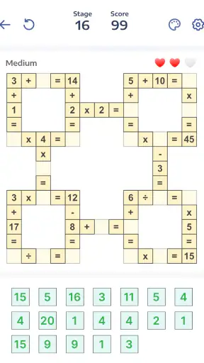 Jeux de maths - Crossmath screenshot 7