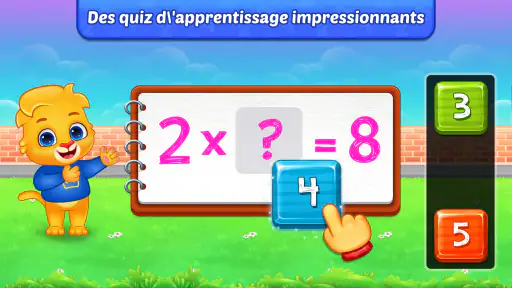 Jeux de multiplication enfants screenshot 2