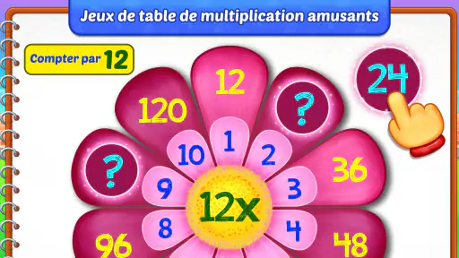 Jeux de multiplication enfants screenshot 4