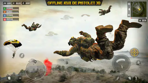 jeux de pistolet en équipe 3D screenshot 1