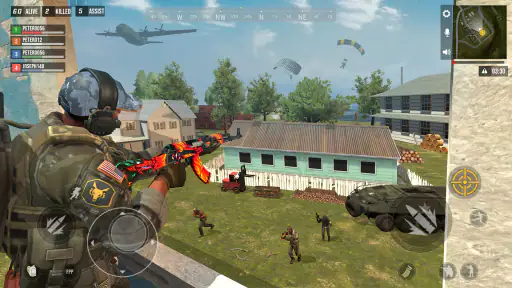 jeux de pistolet en équipe 3D screenshot 11