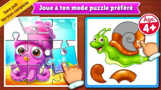 Jeux de puzzle enfant âge 2-7 screenshot 1