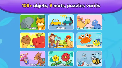 Jeux de puzzle pour bébé 2-5 screenshot 5