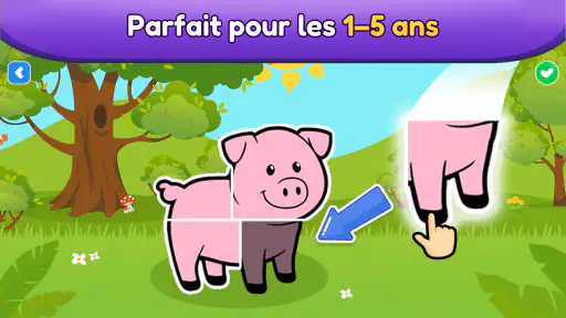 Jeux de puzzle pour bébé 2-5 screenshot 7