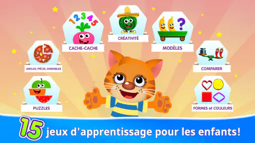 Jeux éducatif pour enfants 3 4 screenshot 1