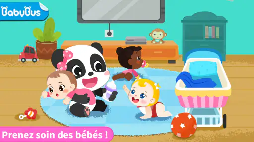Jeux Panda : Soins Bébé Fille screenshot 1