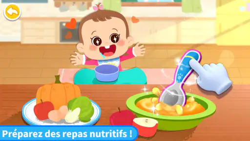 Jeux Panda : Soins Bébé Fille screenshot 2
