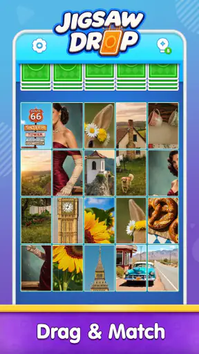 Jigsaw Drop : Puzzle Solitaire screenshot 3