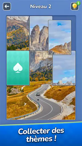 Jigsawcard Solitaire Puzzle screenshot 1