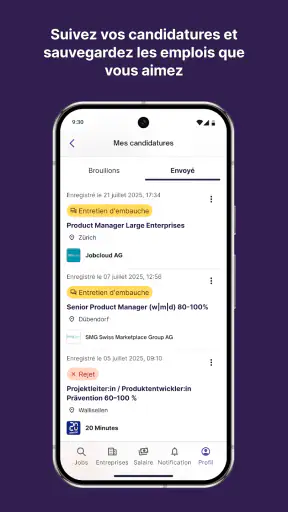 jobs.ch – Rechercher un emploi screenshot 8