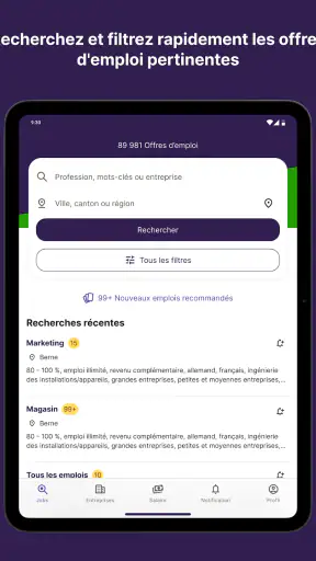 jobup.ch – Emplois en Romandie screenshot 10