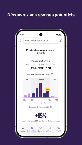 jobup.ch – Emplois en Romandie screenshot 6