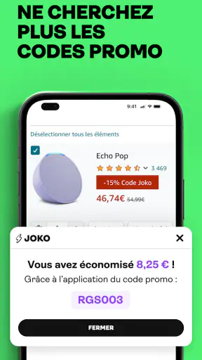 Cashback & code promo - Joko screenshot 8