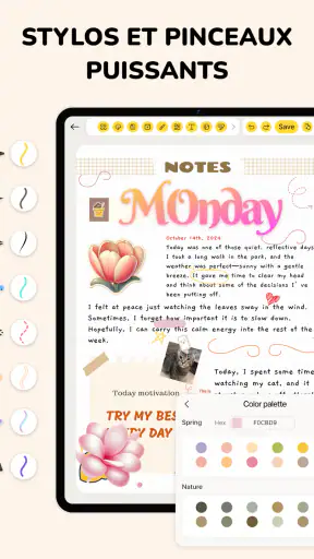 Journal: Bloc note, PDFs screenshot 11