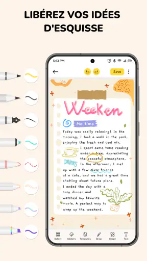 Journal: Bloc note, PDFs screenshot 5