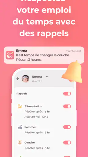 Journal tétée et suivi de bébé screenshot 4