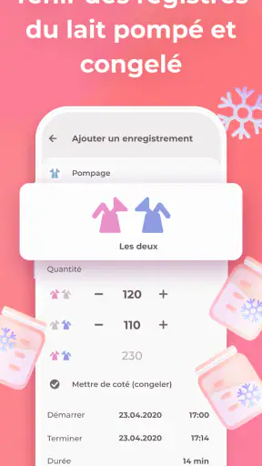 Journal tétée et suivi de bébé screenshot 7