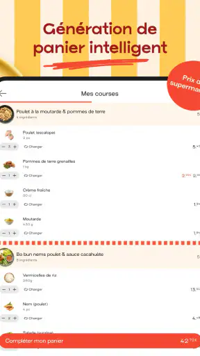 Jow - Recettes et courses screenshot 12