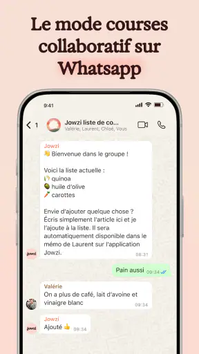 Jowzi - l'IA pour vos courses screenshot 6