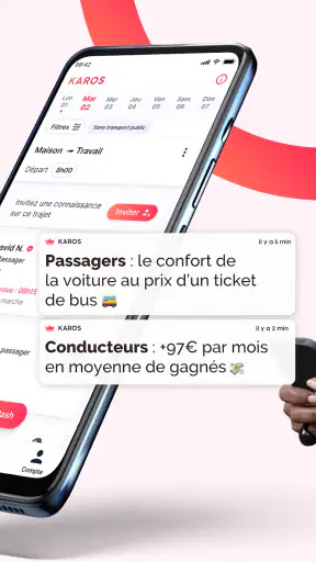 Karos - covoiturage quotidien screenshot 2