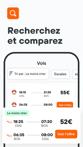 KAYAK : Vols, Hôtels, Voitures screenshot 4