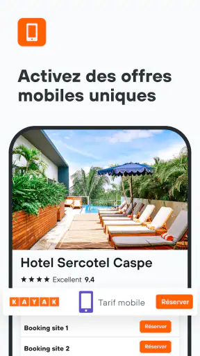 KAYAK : Vols, Hôtels, Voitures screenshot 5