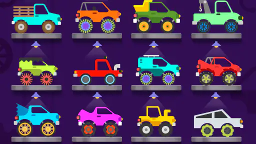 Kids Monster Truck Games 2+ screenshot 9